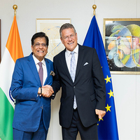Piyush Goyal holds trade talks with EU Commissioner, India-EU reaffirm to conclude FTA by end of 2025