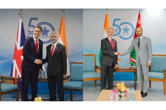 Jaishankar holds bilateral meetings with Oman, UK, UNRWA, Netherlands, Philippines on ASEAN sidelines