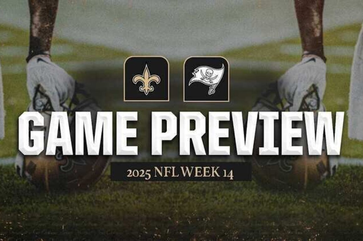 Game Preview: Buccaneers vs. Saints | 2025 NFL Week 14