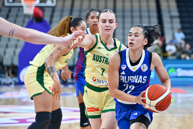 (SP)CHINA-SHENZHEN-BASKETBALL-FIBA WOMEN'S ASIA CUP-AUSTRALIA VS THE PHILIPPINES