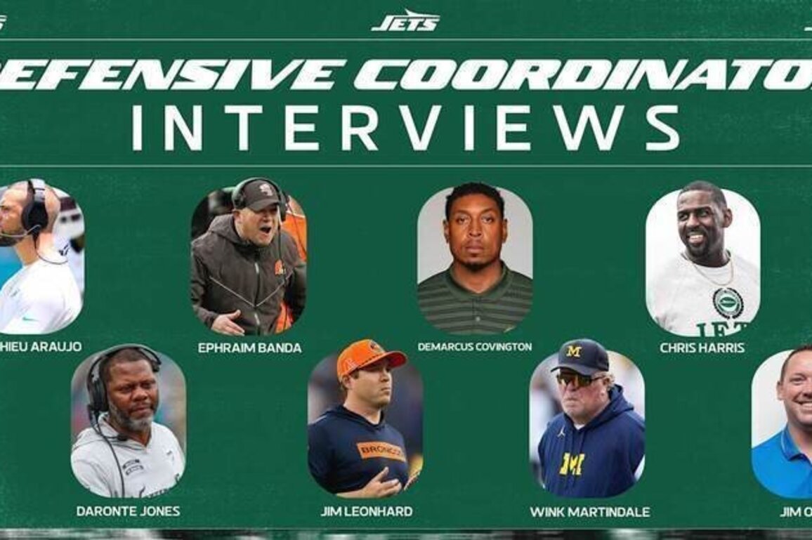 Jets Complete Seven Interviews for Defensive Coordinator Post