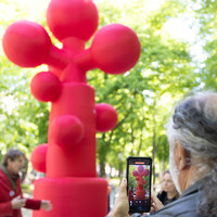 THE NETHERLANDS-THE HAGUE-BLOWUP ART EXHIBITION