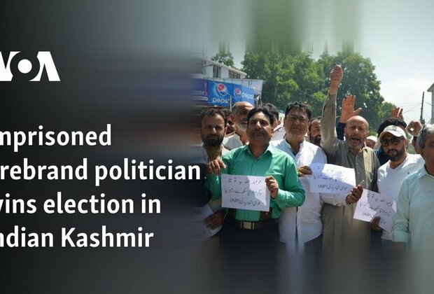 Imprisoned firebrand politician wins election in Indian Kashmir