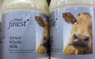 Tesco's Jersey Whole Milk features a picture of a Guernsey cow - a different breed from which is advertised