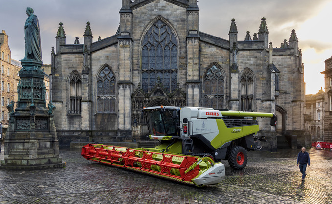 Combine visits the Royal Mile to celebrate Scottish farmers