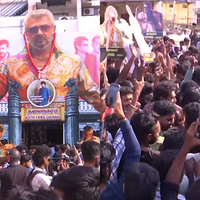 Ajith fans cheer, dance outside theatres on 'Good Bad Ugly's First Day First Show