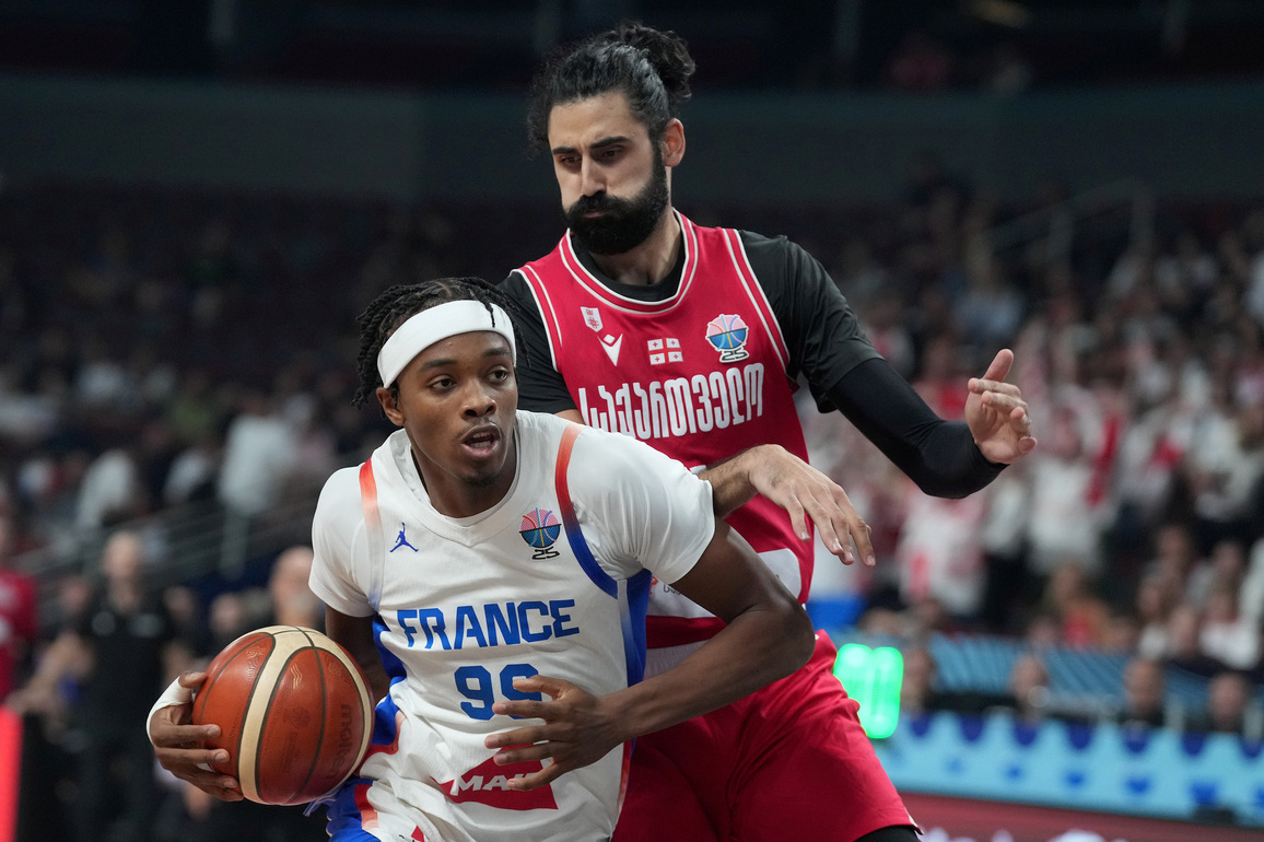 (SP)LATVIA-RIGA--BASKETBALL-FIBA-EUROBASKET- FRANCE VS GEORGIA