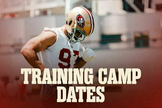 NFL Announces 49ers 2025 Training Camp Dates