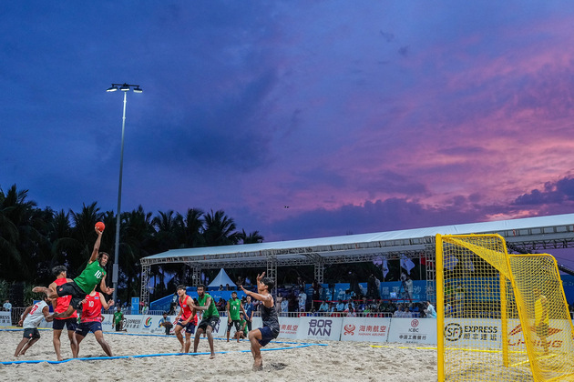 (SP)CHINA-HAINAN-SANYA-ASIAN BEACH GAMES-BEACH HANDBALL-MEN'S PRELIMINARY ROUND-GROUP B-THA VS MDV (CN)
