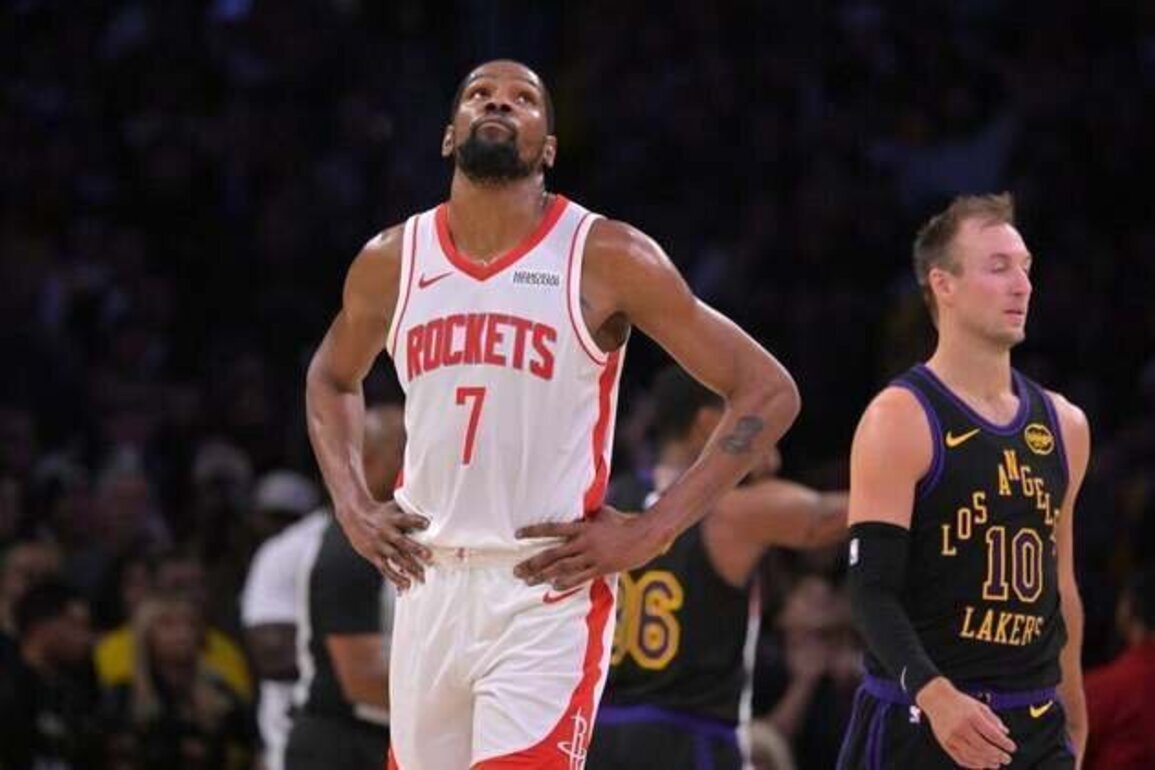 Rockets superstar Kevin Durant ruled out for Game 5 against Lakers