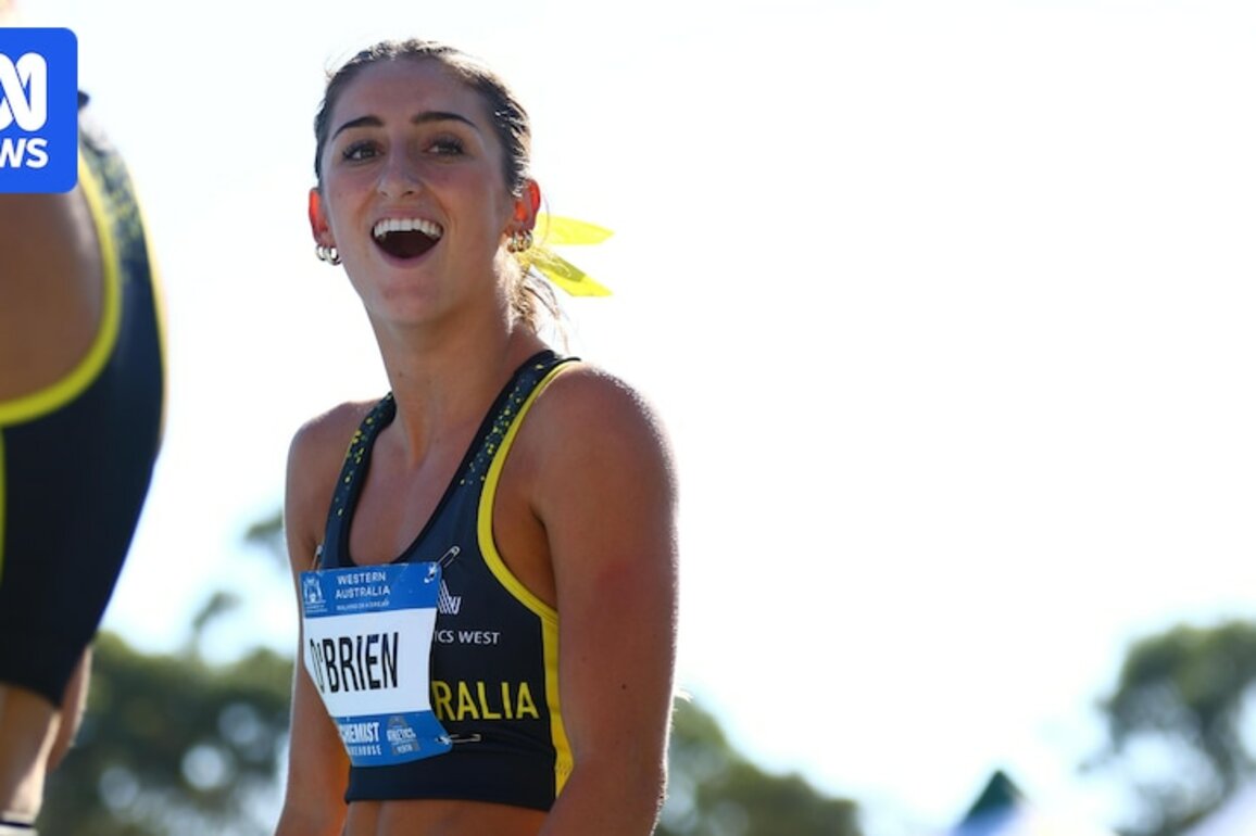 Leah O'Brien breaks Raelene Boyle's Australian under-18 100m record from 1968 Olympics