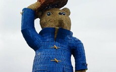 45ft Paddington Bear sculpture unveiled at Cheshire farm