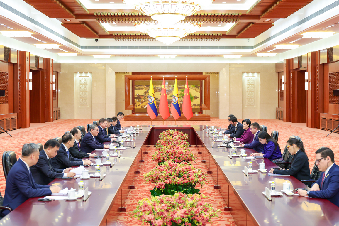 CHINA-BEIJING-LI QIANG-ECUADORIAN PRESIDENT-MEETING (CN)