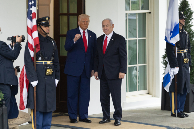 U.S.-WASHINGTON, D.C.-TRUMP-ISRAEL-NETANYAHU-MEETING