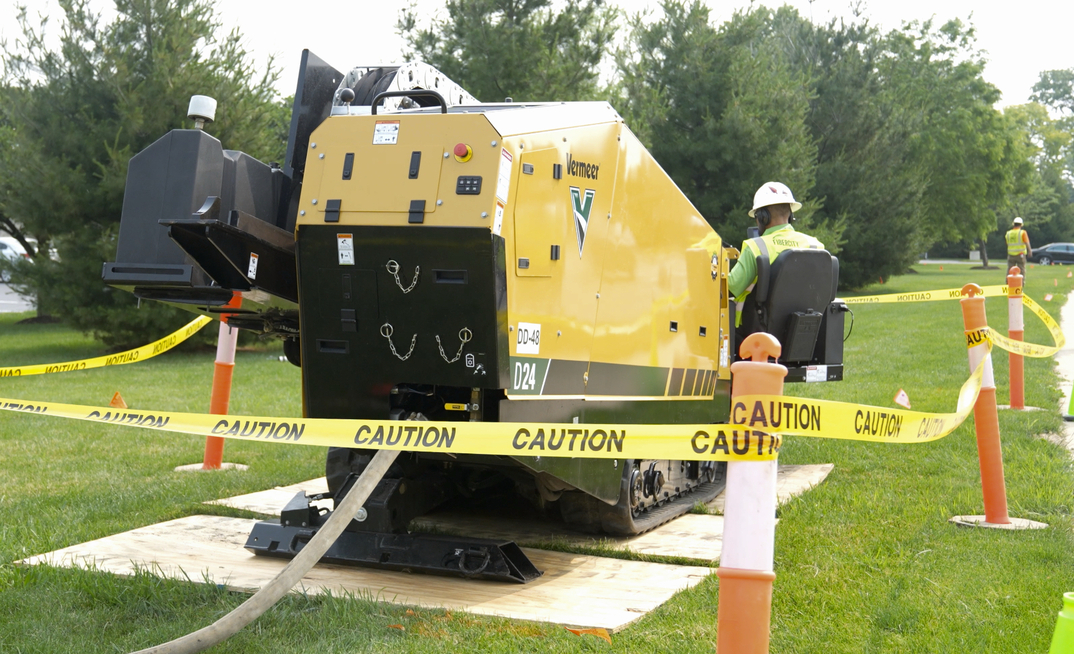 The Vermeer D24 HDD fills a defined role on the fibre construction side of Always Underground Inc.’s business