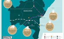 The Abaira project has good logistical links, including road, rail and ports