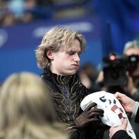 Ilia Malinin attends pairs event, will compete at world championships