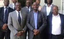  Richard Musukwa, centre right, front row, launched a scathing attack on miner KCM, alleging that its management had utterly failed the people of Zambia