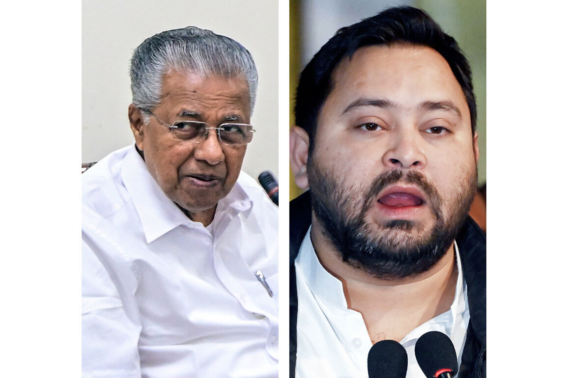 Keralam CM Pinarayi Vijayan thanks Tejashwi Yadav for support to candidate in Malappuram