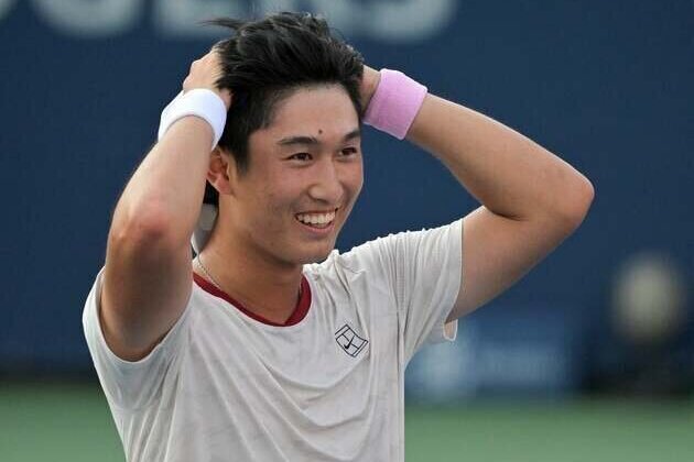 Juncheng Shang saves 5 match points, stuns Andrey Rublev in Montreal