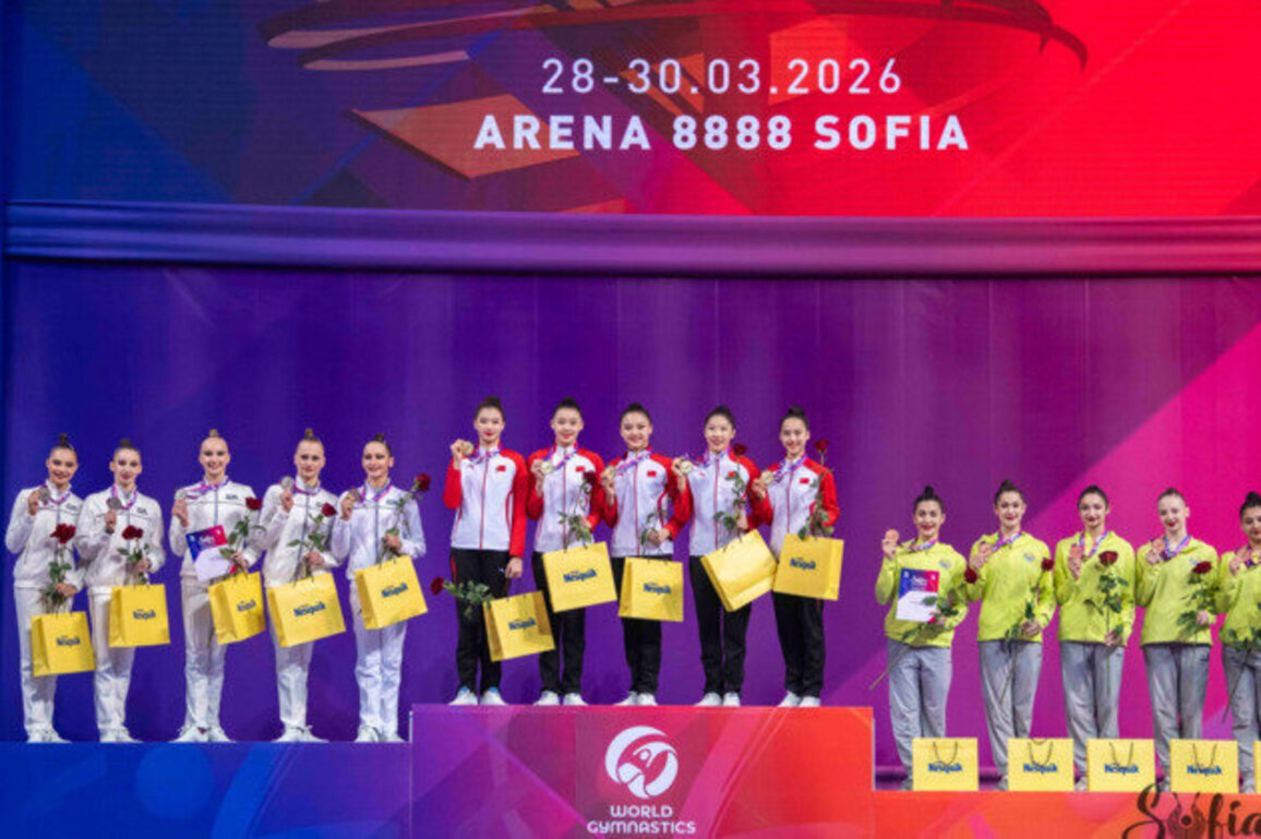 China earns 5 balls title at Rhythmic Gymnastics World Cup in Bulgaria