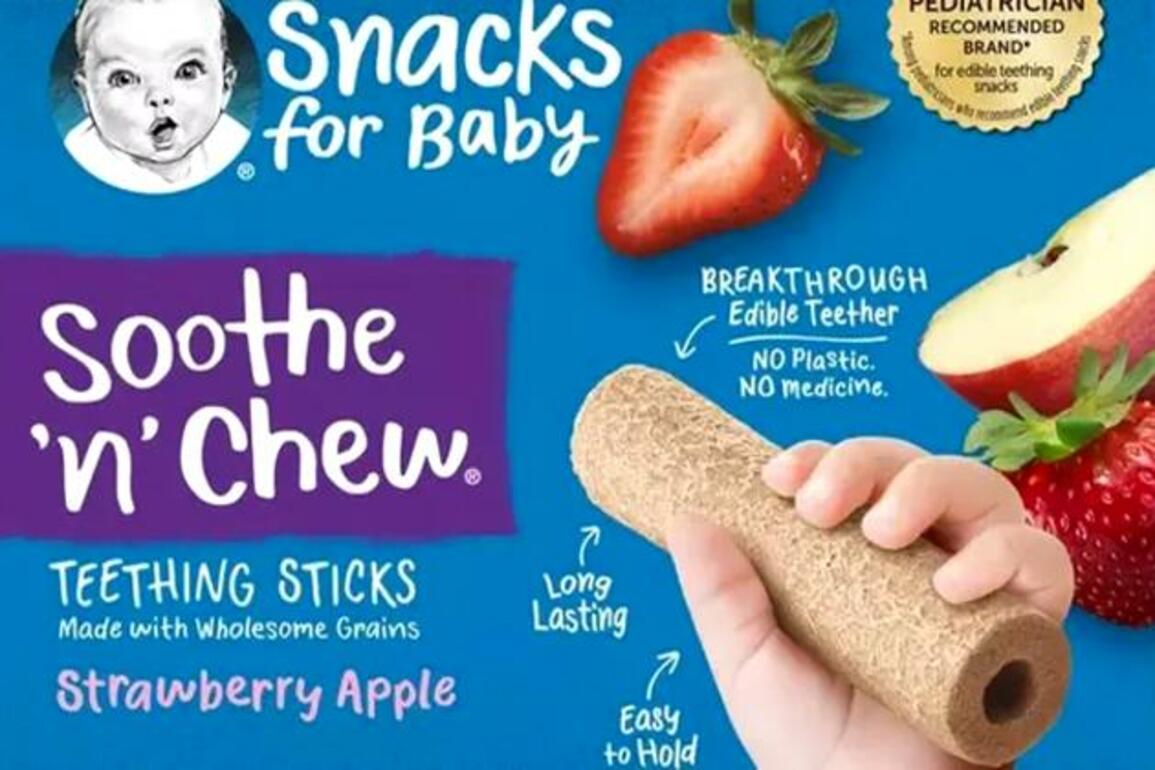 Gerber recall of baby teething sticks over possible choking hazard