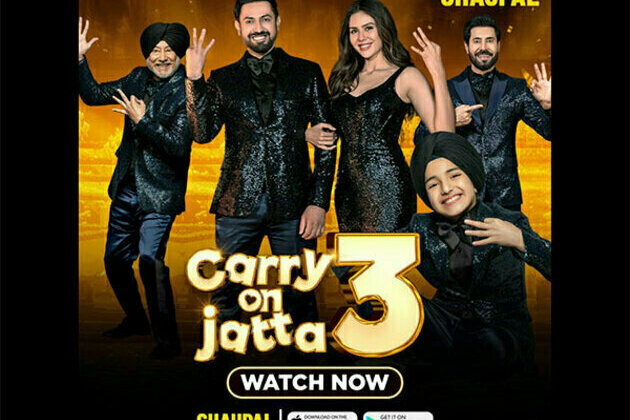 The Biggest Punjabi family movie, Carry on Jatta 3 now streaming on Chaupal