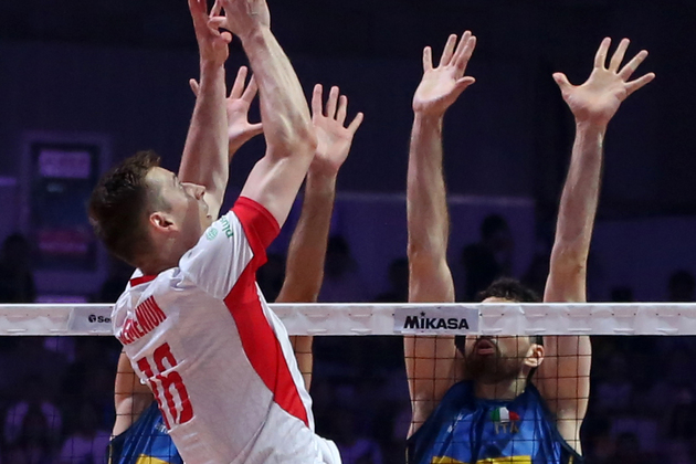 (SP)CHINA-NINGBO-VOLLEYBALL-VOLLEYBALL NATIONS LEAGUE-POLAND VS ITALY (CN)