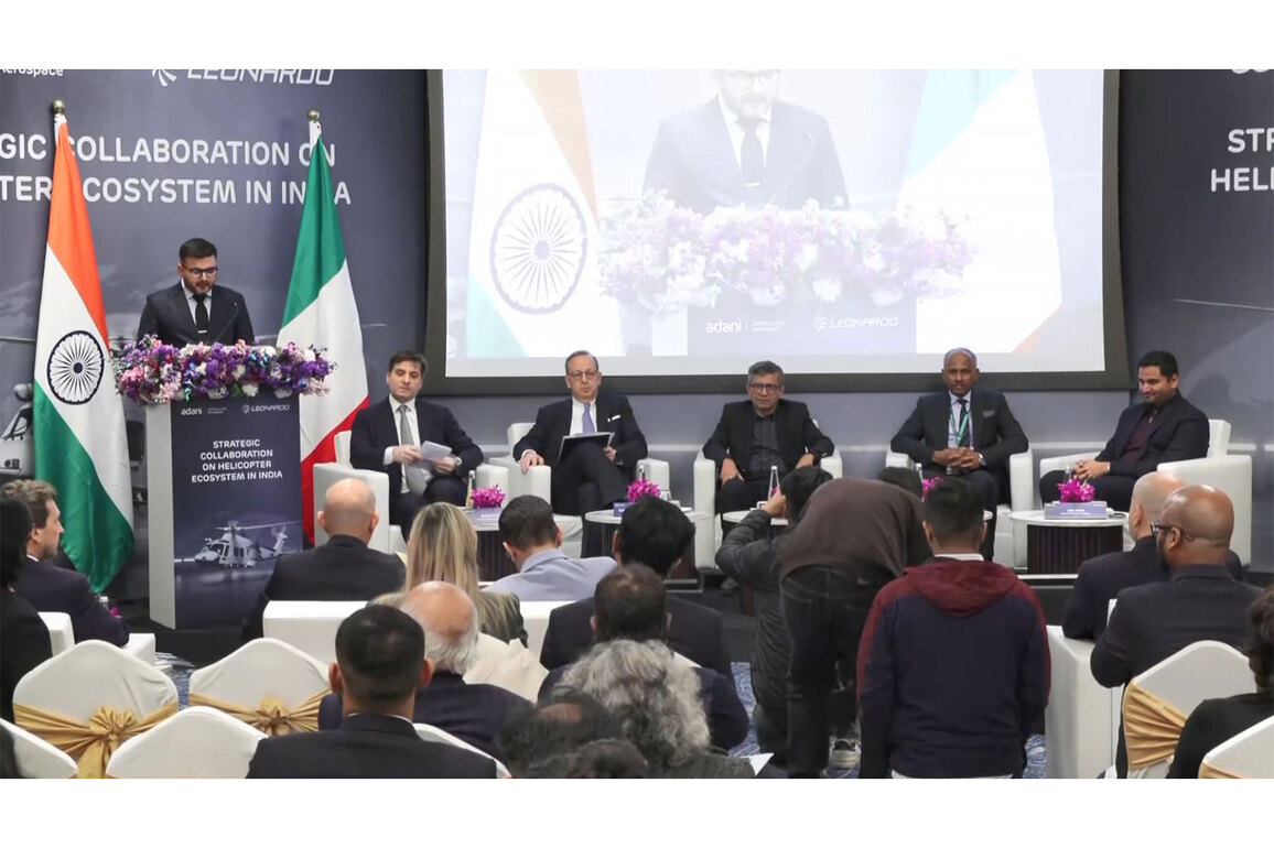 Adani Defence & Aerospace, Leonardo announce strategic collaboration to build helicopter manufacturing ecosystem in India