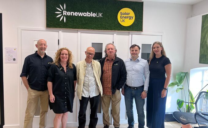 Seb Berry (third from the right) and members of RePower Ukraine at their recent London team meeting | Credit: RePower Ukraine
