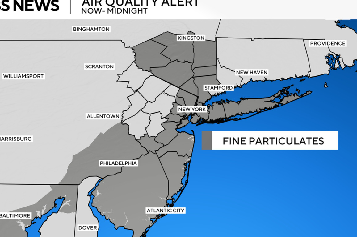 Air quality alert for NYC, Long Island and part of NJ - CBS New York