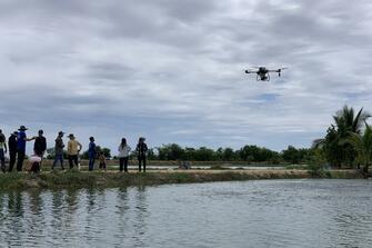 Chinese experts help modernize rice-prawn farming techniques, improving Cambodian farmers' livelihoods