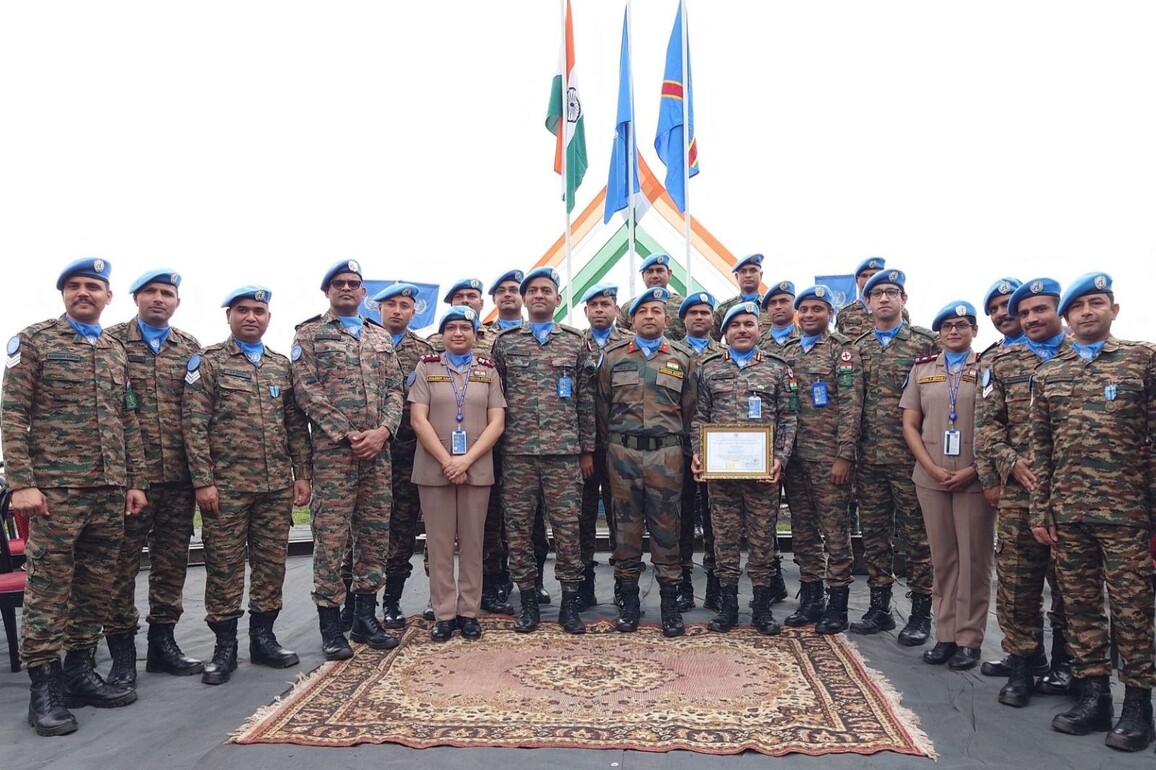 Indian Level II Plus Hospital honoured for bravery and commitment in Goma