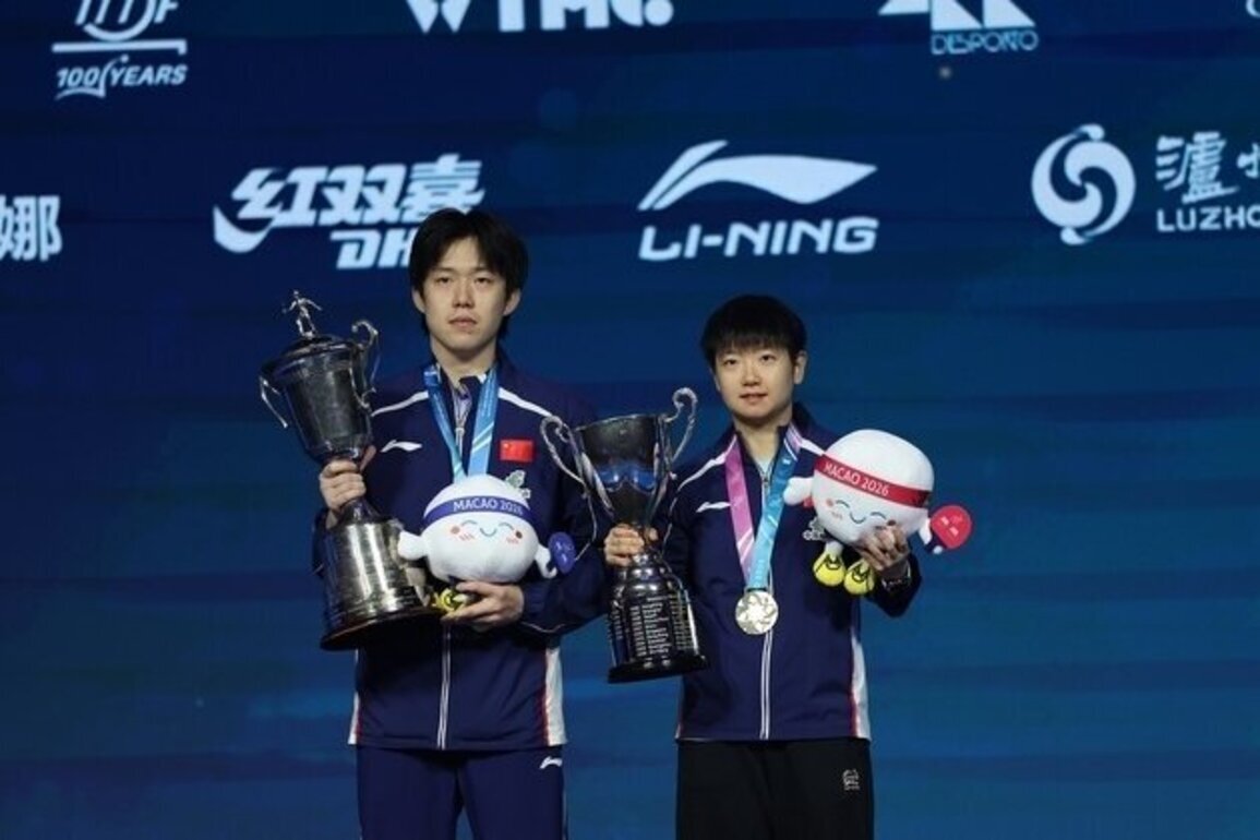 China's Sun, Wang bag women's, men's titles at ITTF World Cup in Macao