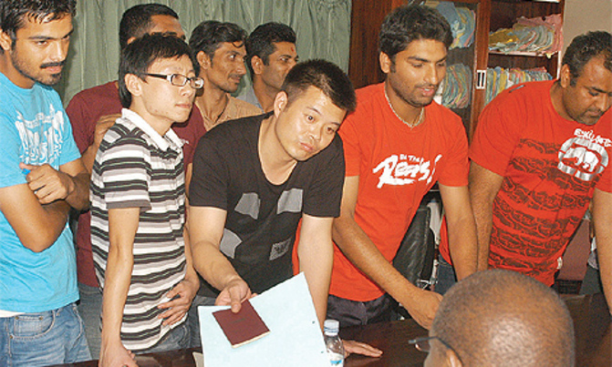 50 held foreigners could be deported 50 held foreigners could be deported