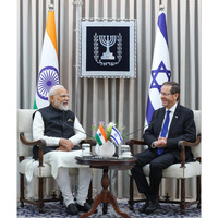 "Ties of warmth, goodwill!": PM Modi calls on Israeli President Herzog, extends invite to visit India