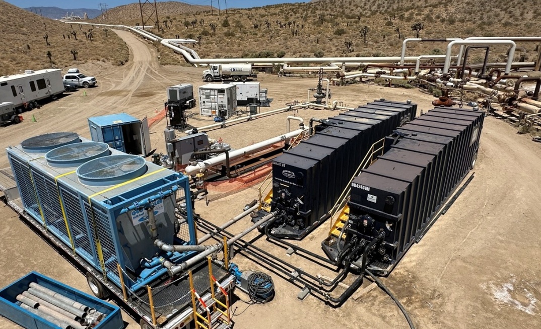 The Coso geothermal field in California, where XGS Energy geothermal demonstrated the commercial viability of its proprietary geothermal system