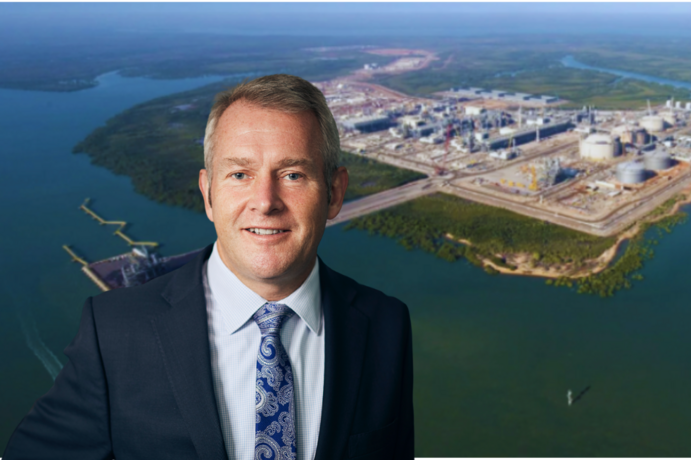 Inpex Senior Vice President Bill Towsend made the announcement of the third LNG train