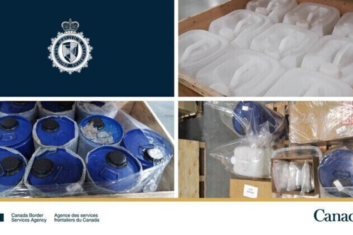 CBSA seizes hundreds of litres of precursor chemicals from China used to produce fentanyl