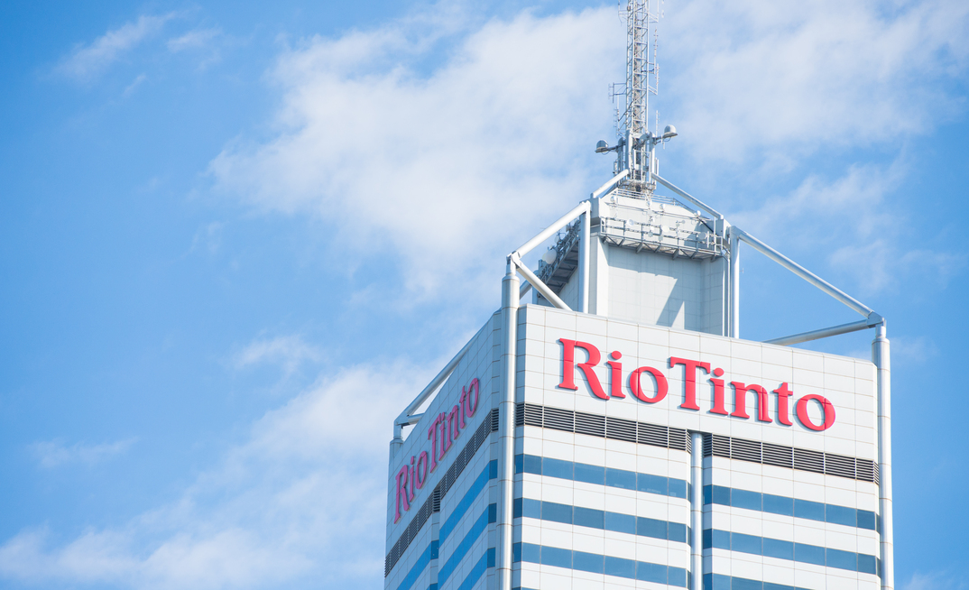 Perth, Western Australia - February 3, 2017: Office building Rio Tinto, one of the biggest mining companies in the world, with regional headquarter in Perth, Western Australia.