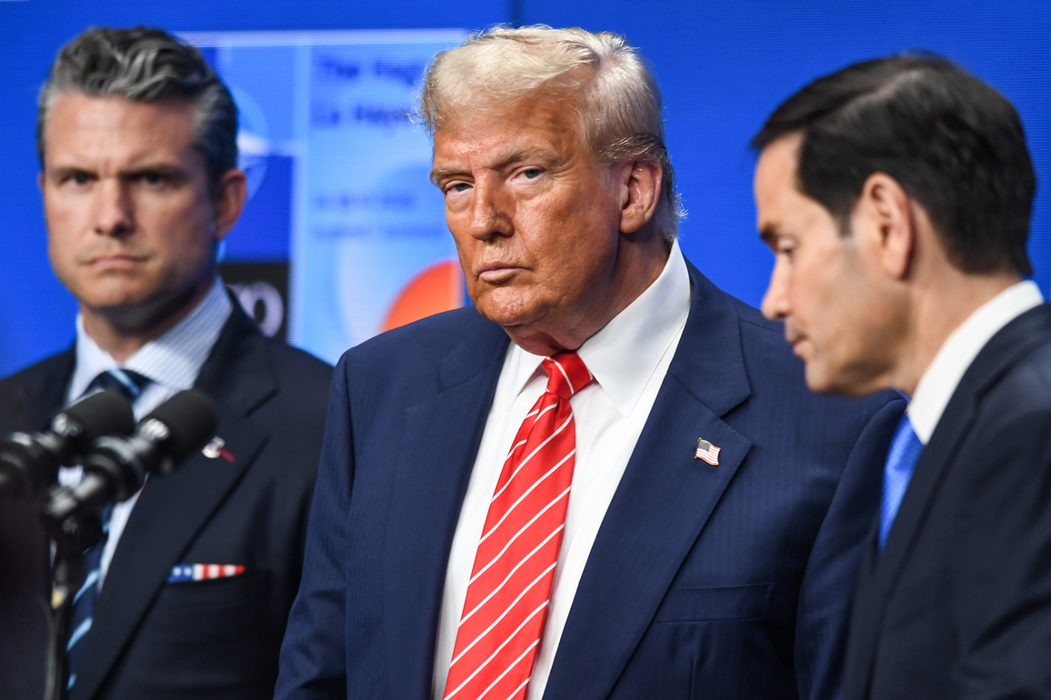 THE NETHERLANDS-THE HAGUE-NATO SUMMIT-TRUMP-IRAN-TALKS