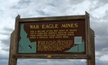  War Eagle, an historical mining area in Idaho, USA