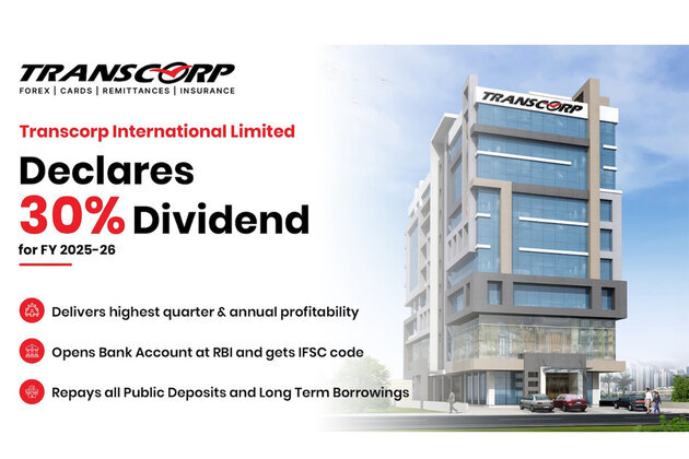 Transcorp Delivers All-Time High FY26 Earnings, Declares 30% Dividend and Gains RBI NEFT/RTGS Access