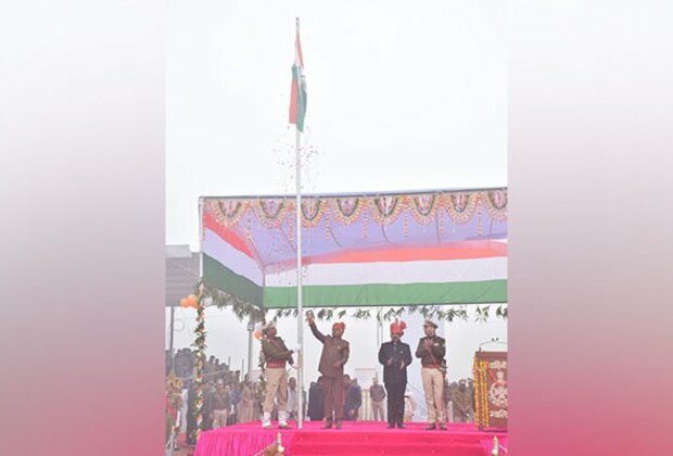 MP minister Narayan Singh Kushwaha unfurls 'Tricolour' on Republic Day in Gwalior