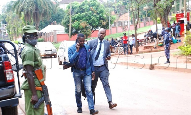 Security tightened as Bobi Wine appears in court Security tightened as Bobi Wine appears in court