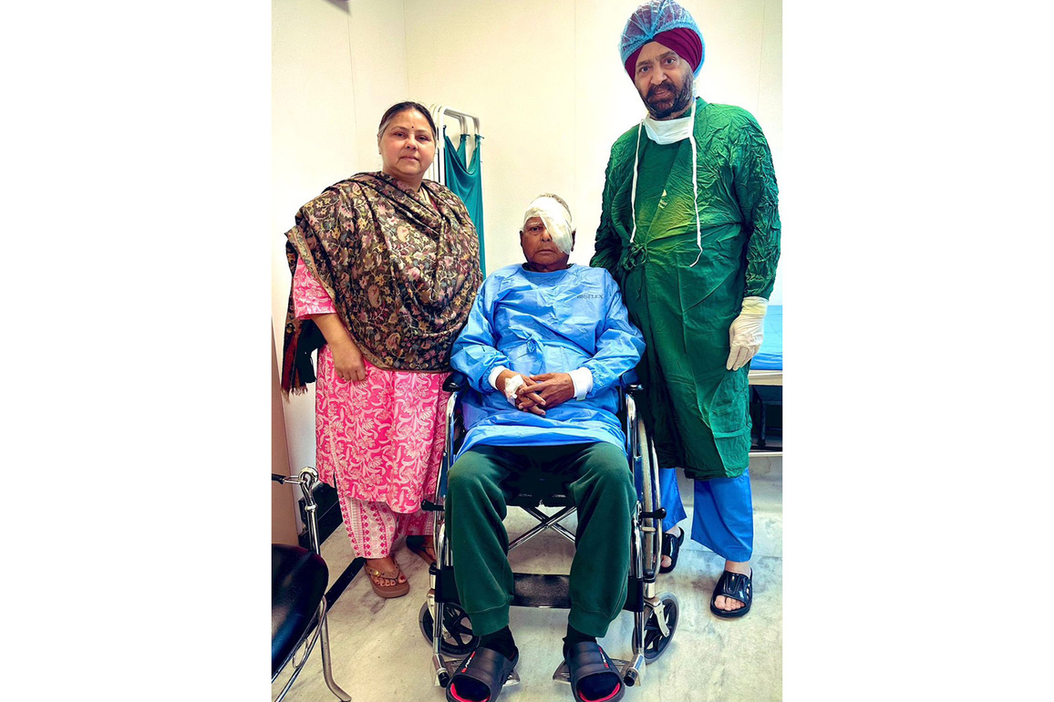 Lalu Prasad Yadav undergoes successful eye surgery at Centre for Sight in Delhi