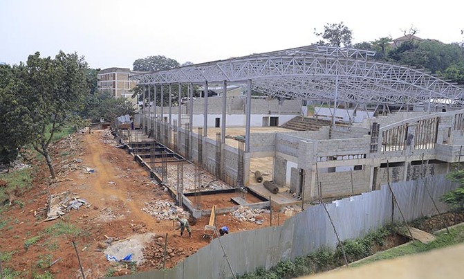 Slow work on Makerere indoor sports facility Slow work on Makerere indoor sports facility