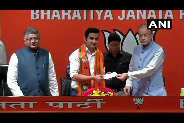 Former cricketer Gautam Gambhir joins BJP