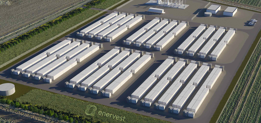 An artist's impression of the Stoney Creek BESS