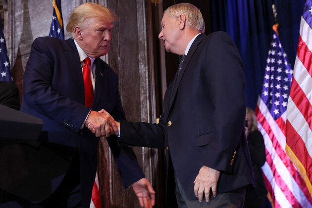 "One of the greatest people and Senators I have ever known": Trump pays tribute to close ally Lindsey Graham